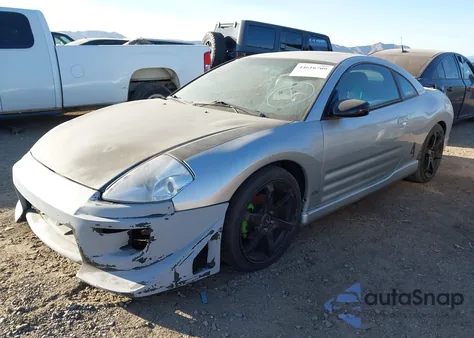 2000 Mitsubishi Eclipse Gt z USA, uszkodzony, nr VIN 4A3AC54L2YE074223